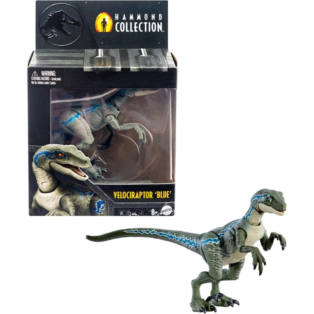 Mattel Jurassic World Velociraptor Blue Figure