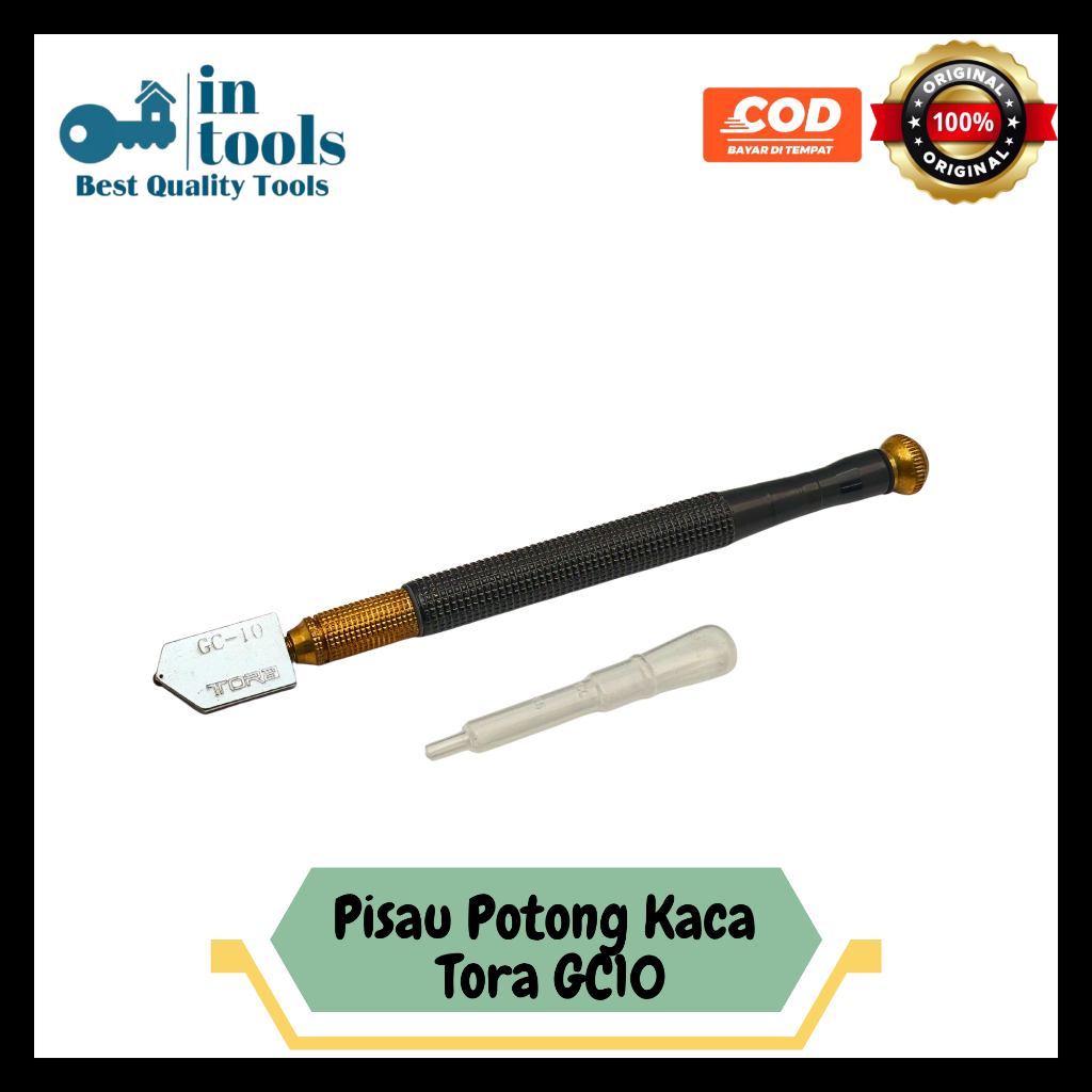 PISAU POTONG KACA TORA TR GC-10, PEMOTONG KACA
