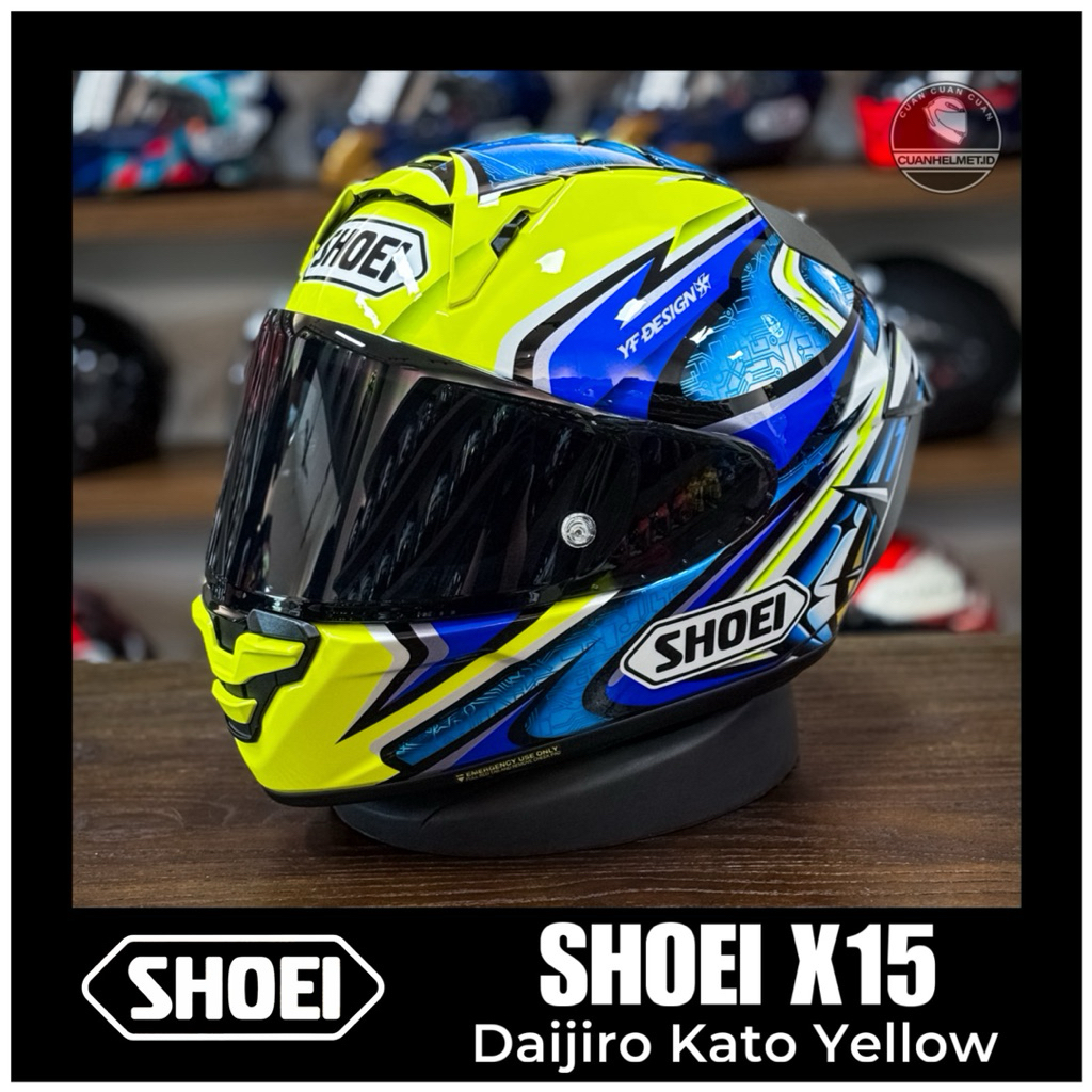 Shoei X15 Daijiro Kato Yellow