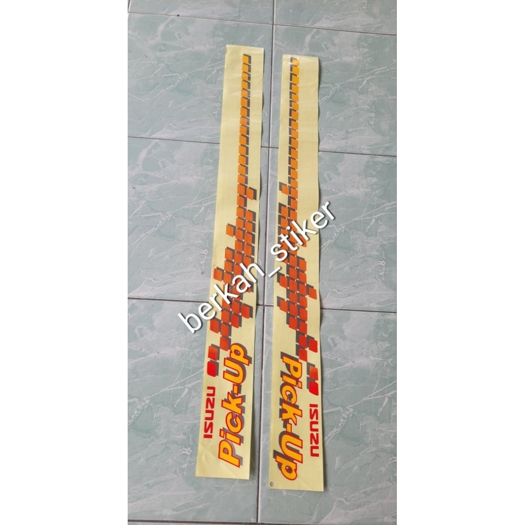 stiker sticker isuzu panther pick up/sticker isuzu  panther  pick up/ stiiker panther