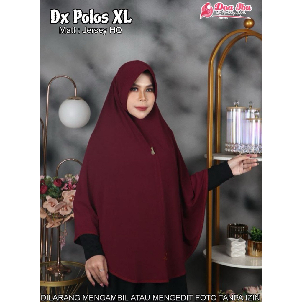 661 JILBAB DOA IBU SIZE XL JERSEY HQ/HIJAB JERSEY HIGH QUALITY DOI OVALDEX SIZE JUMBO ORI BY BUNYAMI