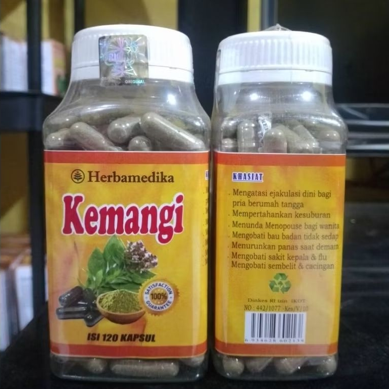 HERBAL KEMANGI ISI 120 KAPSUL