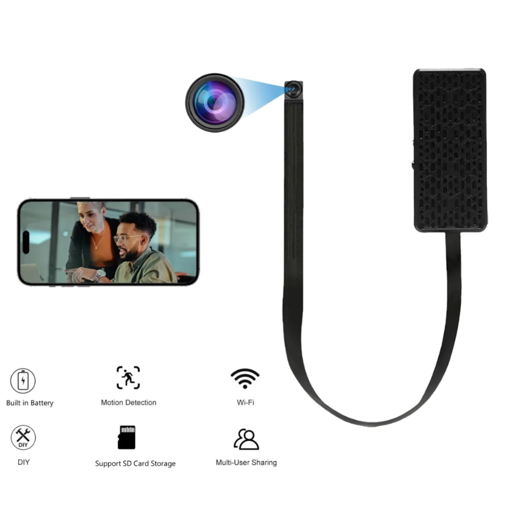 IP Camera CCTV Mini WiFi Kamera DIY-ULAR Rahasia Full HD 1080P APP Monitoring Hidden Spycam  Spy Cam