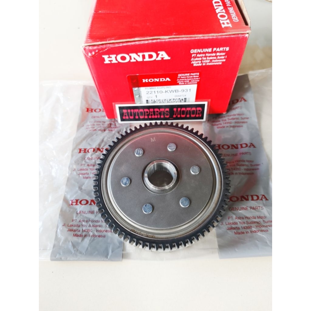 RUMAH KOPLING ALUMUNIUM+GIGI GENDENG REVO ABSOLUT/BLADE 110 LAMA