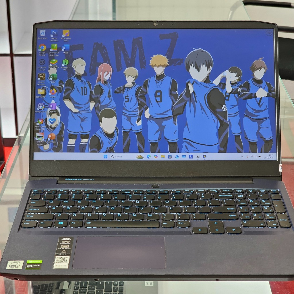 Lenovo ideapad Gaming 3 intel Core i7 Gen 10 Nvidia GTX 1650 Gaming editing dan Desain Grafis