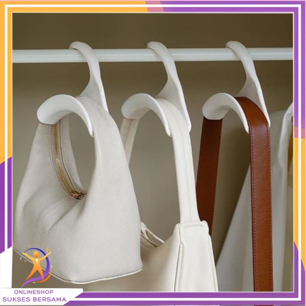 OSB Gantungan Tas Plastik Hanger Tas Serbaguna Bag Hook Hanger Perlengkapan Rumah Gantungan Tas Lema