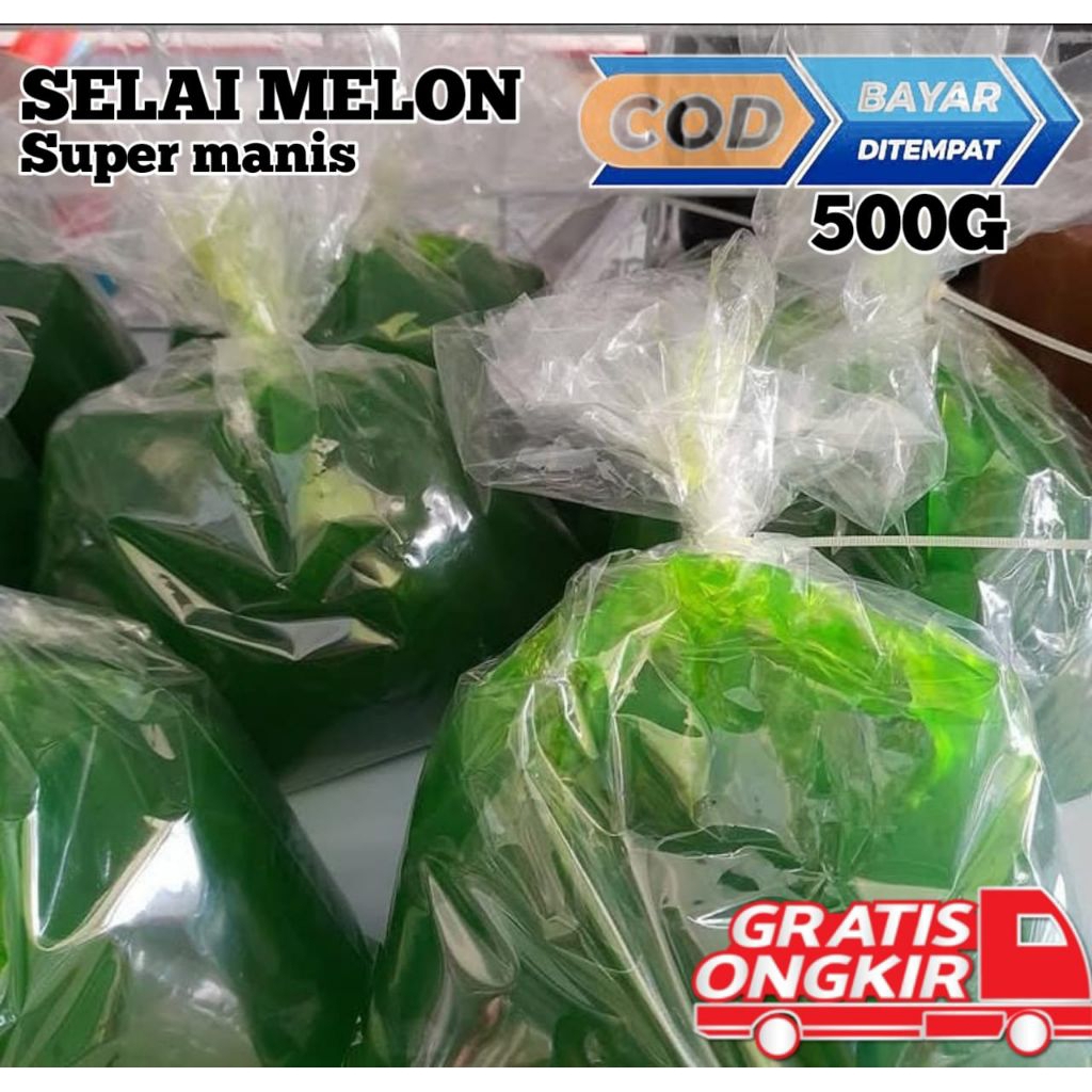 Selai Melon Super Kenyal Manis 500g Kemasan Plastik Praktis Tahan Lama Varian Rasa Beragam Selai Ole