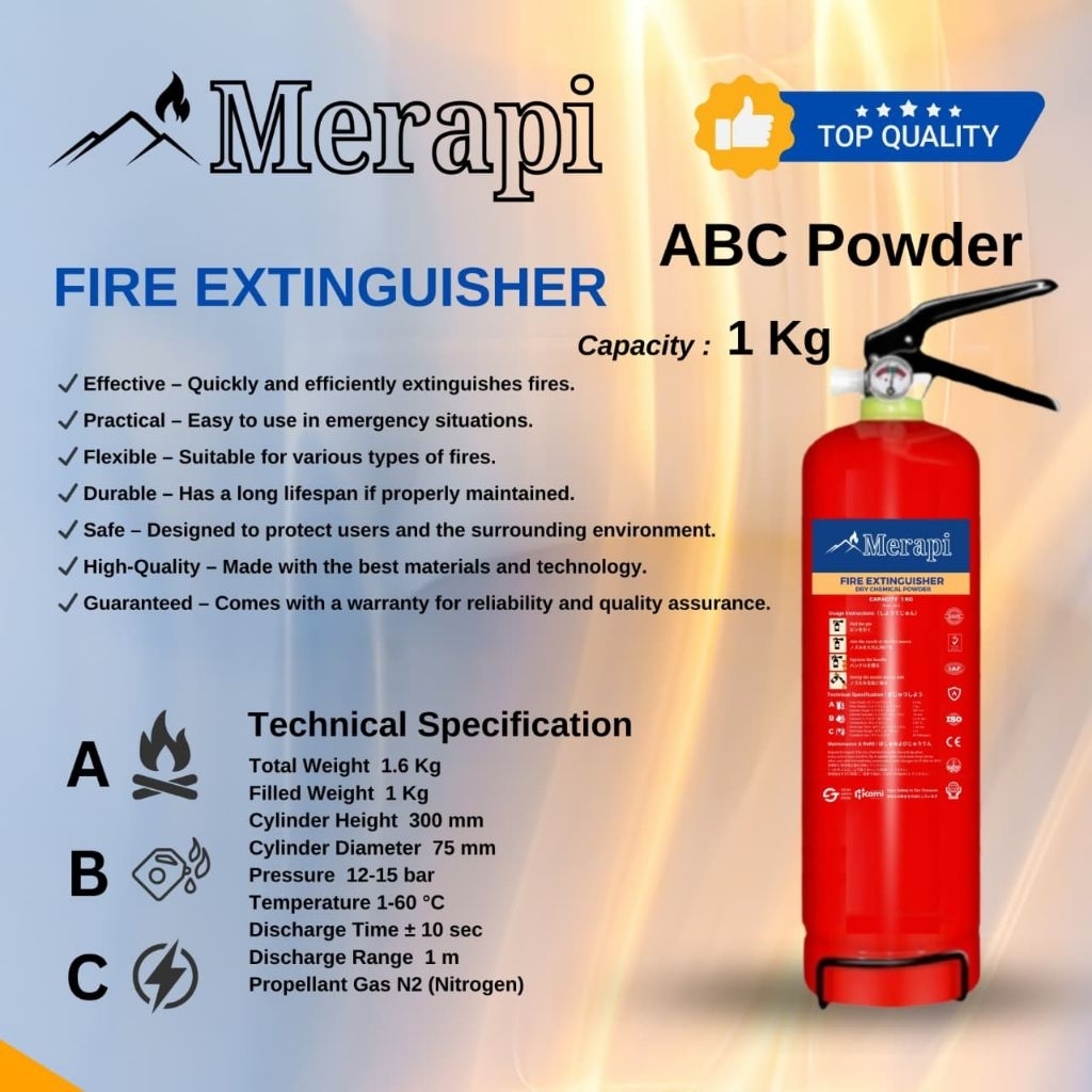 TABUNG APAR ISI POWDER 1KG