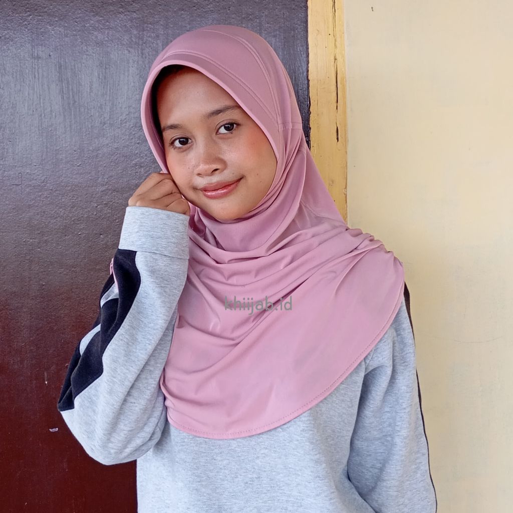 BERGO SNADA KERUT SAMPING /JILBAB RUMANA POLOS / RUMPOl / HIJAB INSTAN  PART 1