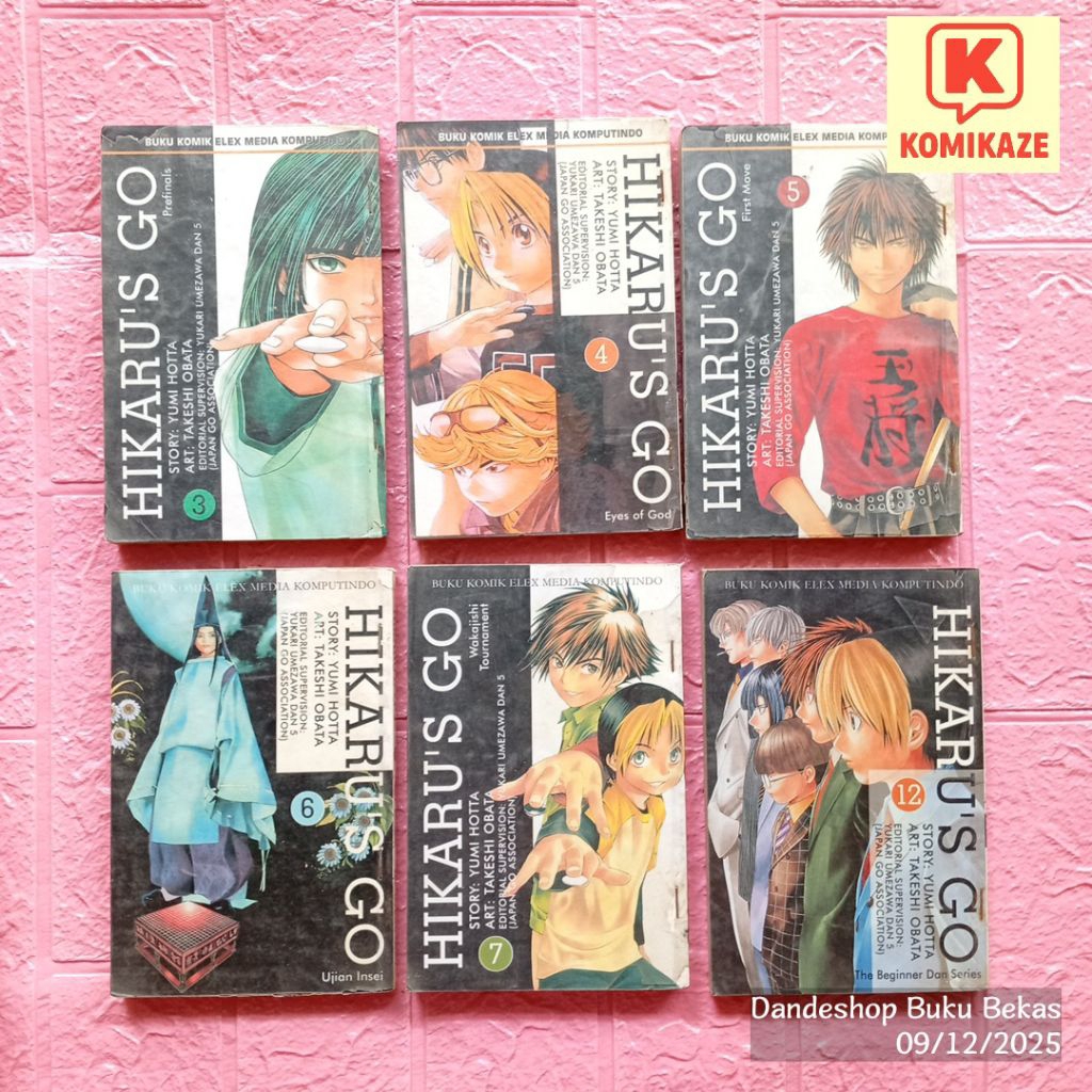 Hikaru's Go by Yumi Hotta  - Komik Cabutan Bekas Preloved Hikaru No Go