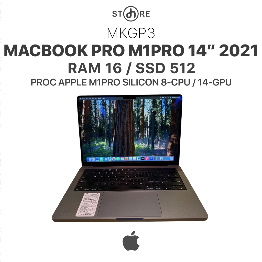 Second , Macbook Pro M1PRO 2021 14" , 16/512 , Grey , MKGP3