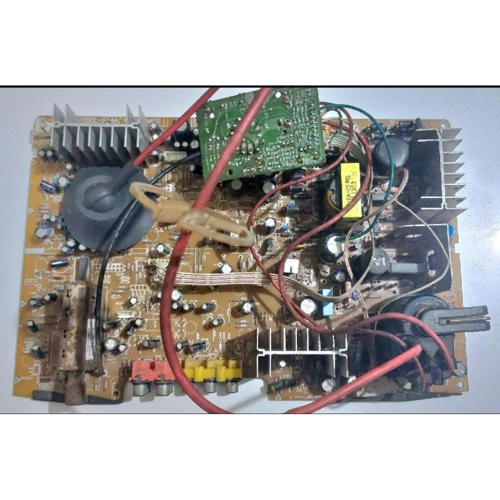 mesin tv Polytron xbr 21 inchi slim