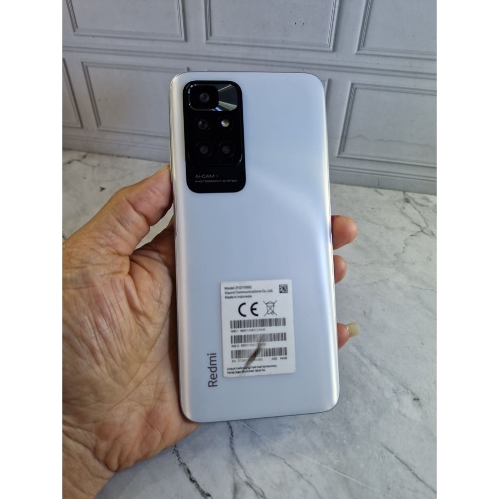 Xiaomi Redmi 10 2022 Ram 4Gb Rom 64Gb Batangan Mulus Barang Resmi Cek Deskripsi