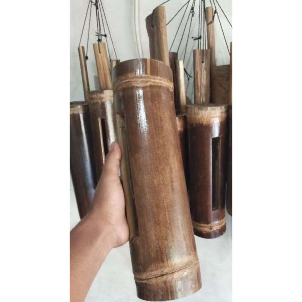 Kentongan Bambu WULUNG Kentongan ronda Kentongan bakso Sudah dicat