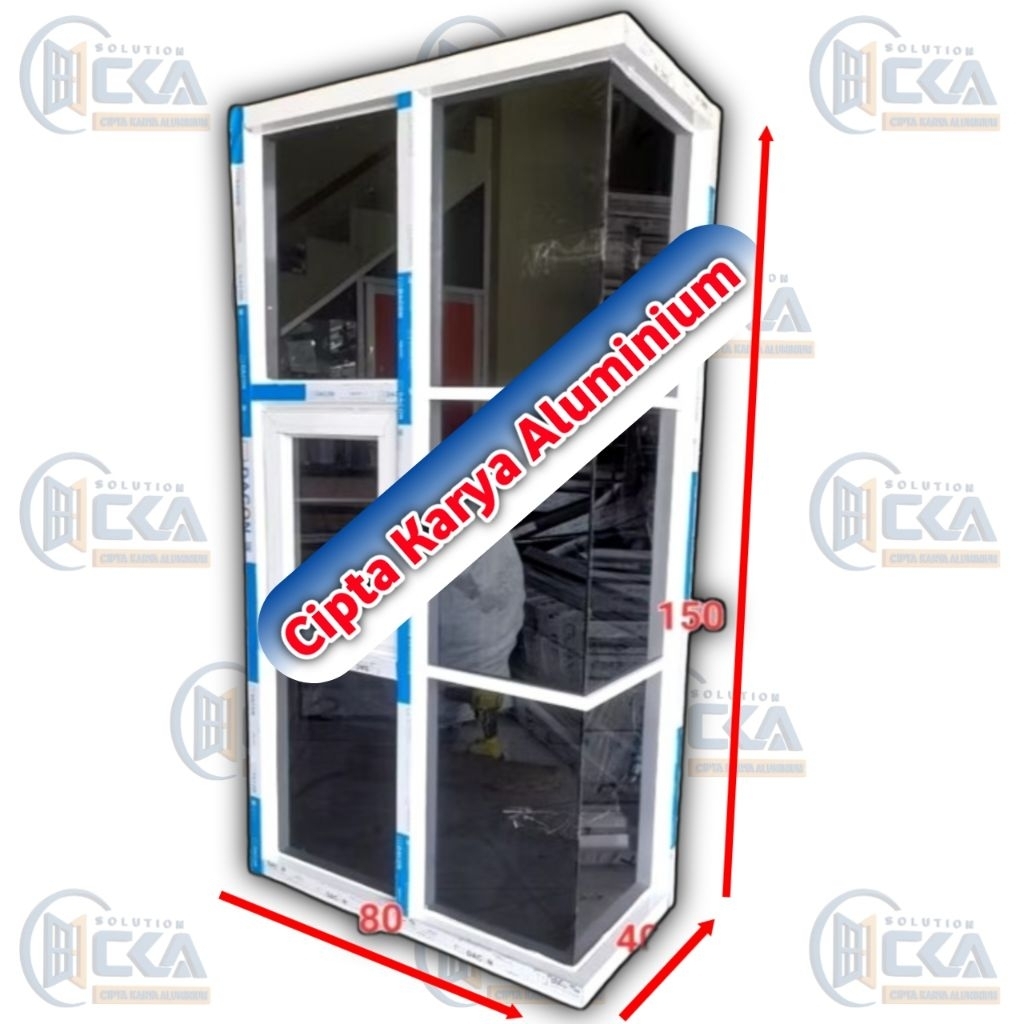 waawww keren.. KUSEN JENDELA SUDUT (Aluminium) uk L80+40xT150 ukuran dan model bisa costum sesuka ha
