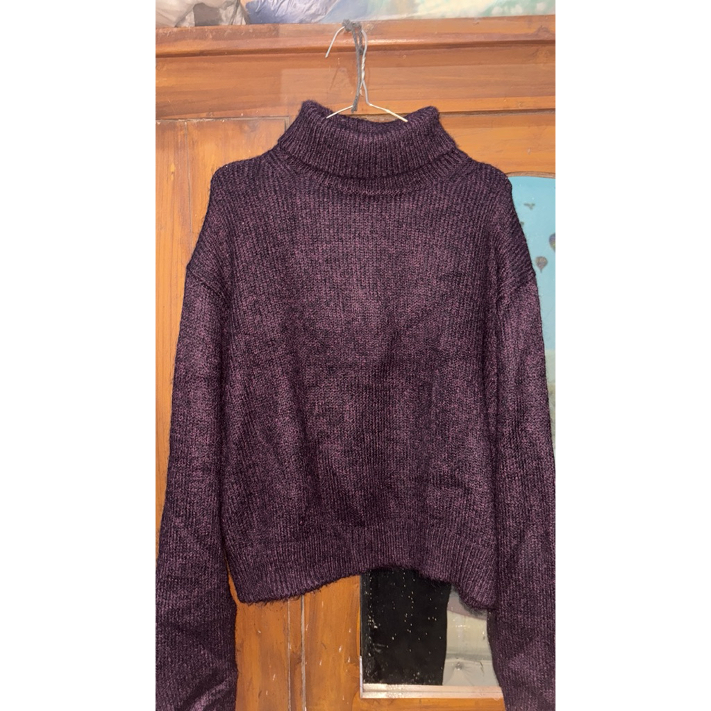 Sweater Uniqlo Burgundy