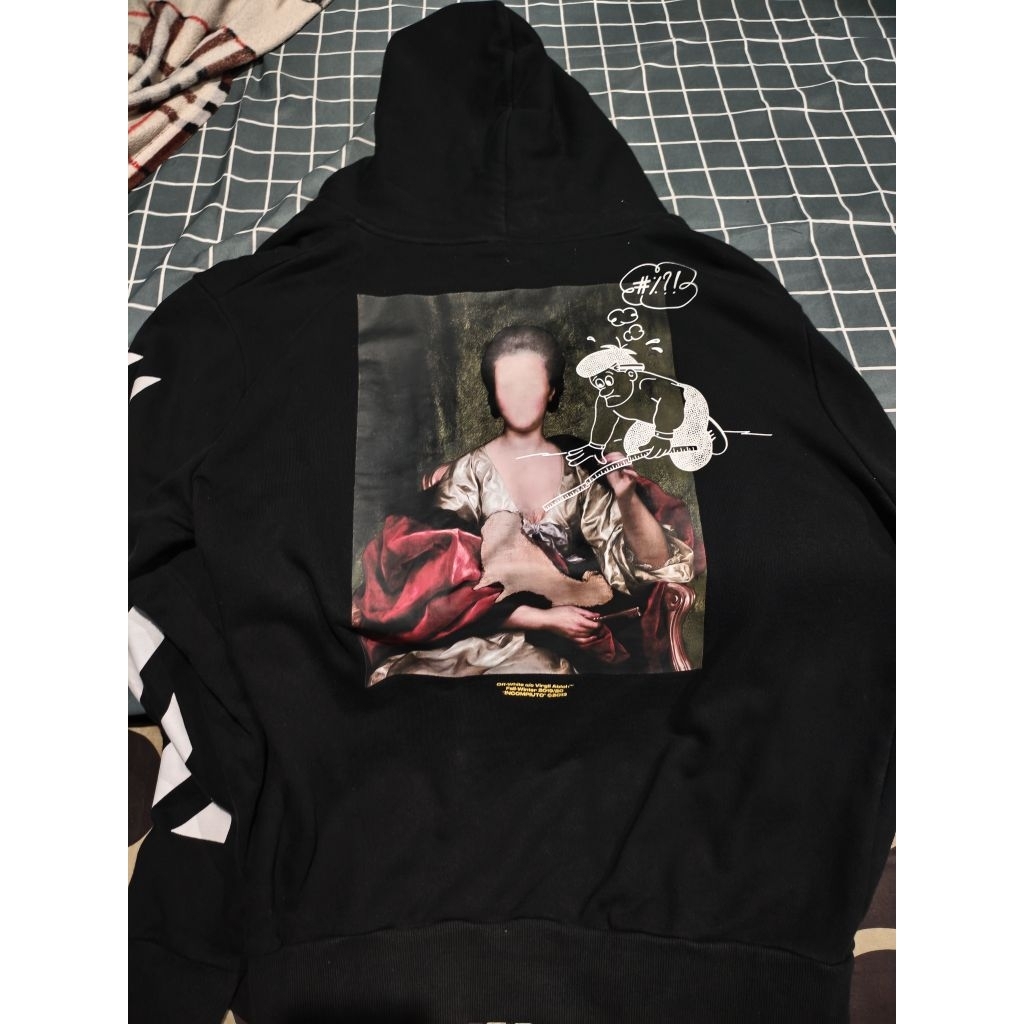 Off White Zipper Hoodie Mariana De Silva