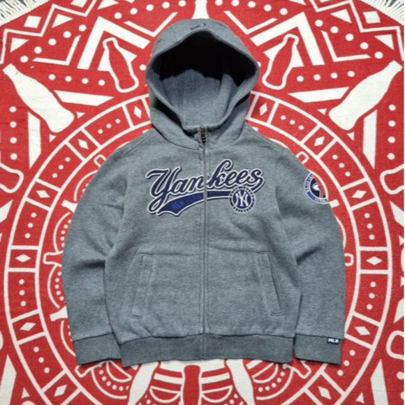 Zip Hoodie anak MLB Yankes big logo