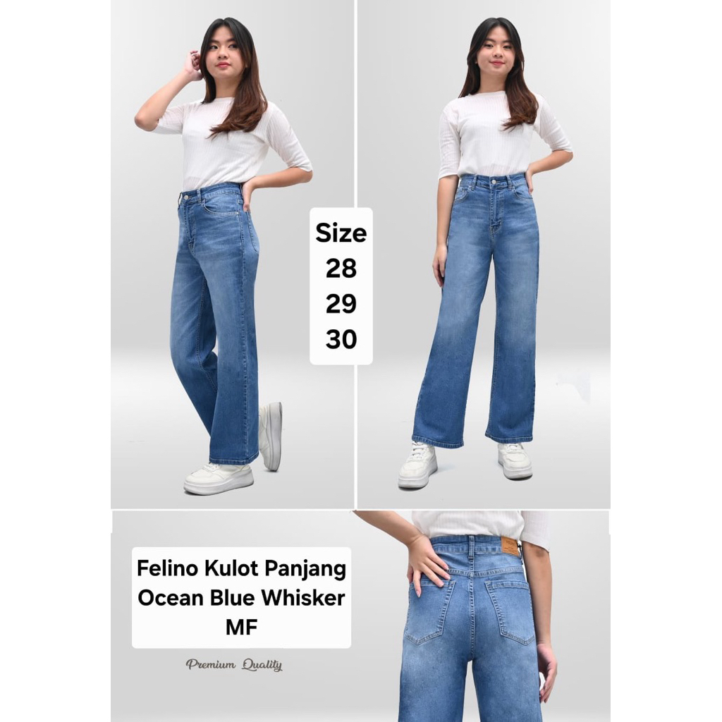 FELINO KULOT PANJANG OCEAN BLUE WHISKER LIPAT KAKI KECIL