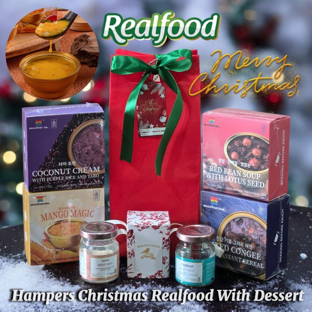 Hampers Natal Christmas Realfood × Dessert WOwithNatural