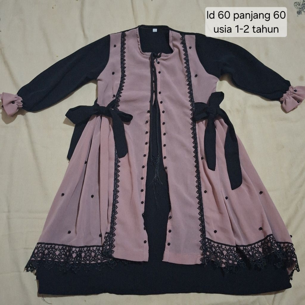 dress baju muslim anak perempuan preloved
