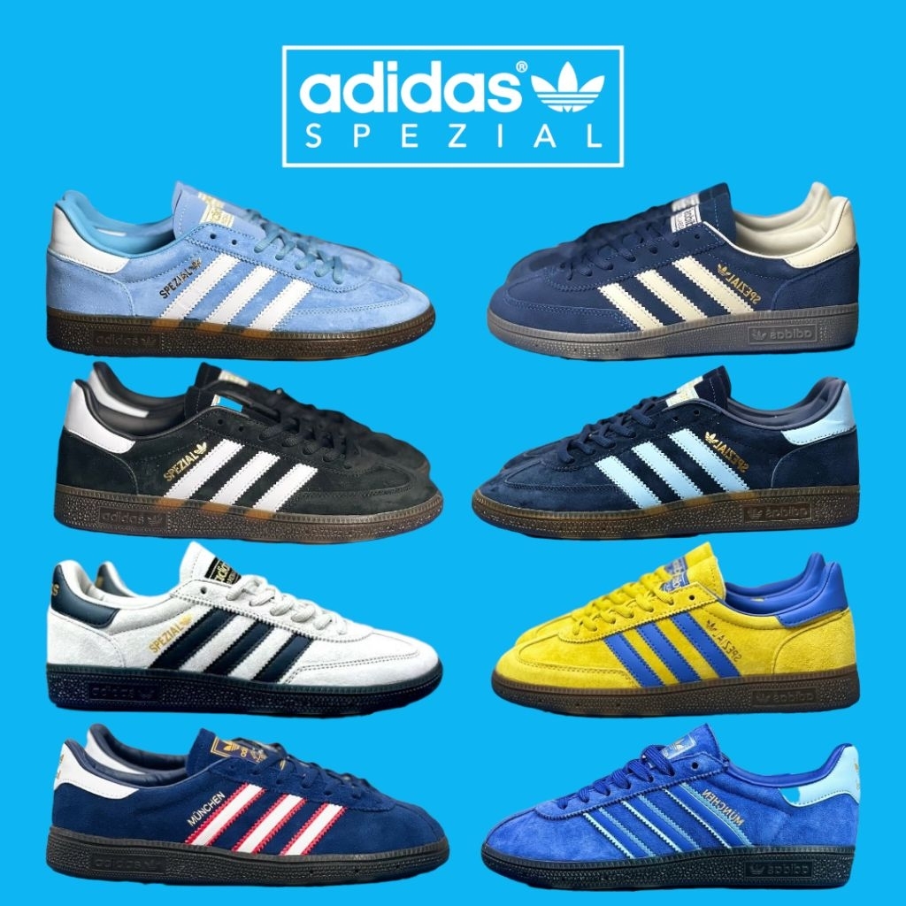 (Gratis Kaos Kaki) Sepatu Handball Spzl All Colours Size 36-44 Kekinian Termurah Sepatu Sneakers Cas