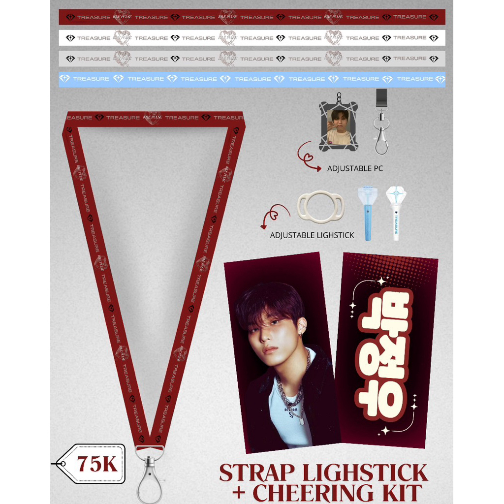 BUNDLING STRAP LIGHTSTICK + CHEERING KIT TREASURE