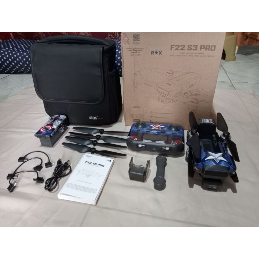 DRONE SJRC F22 S3 PRO 6KM (second) tinggal pake