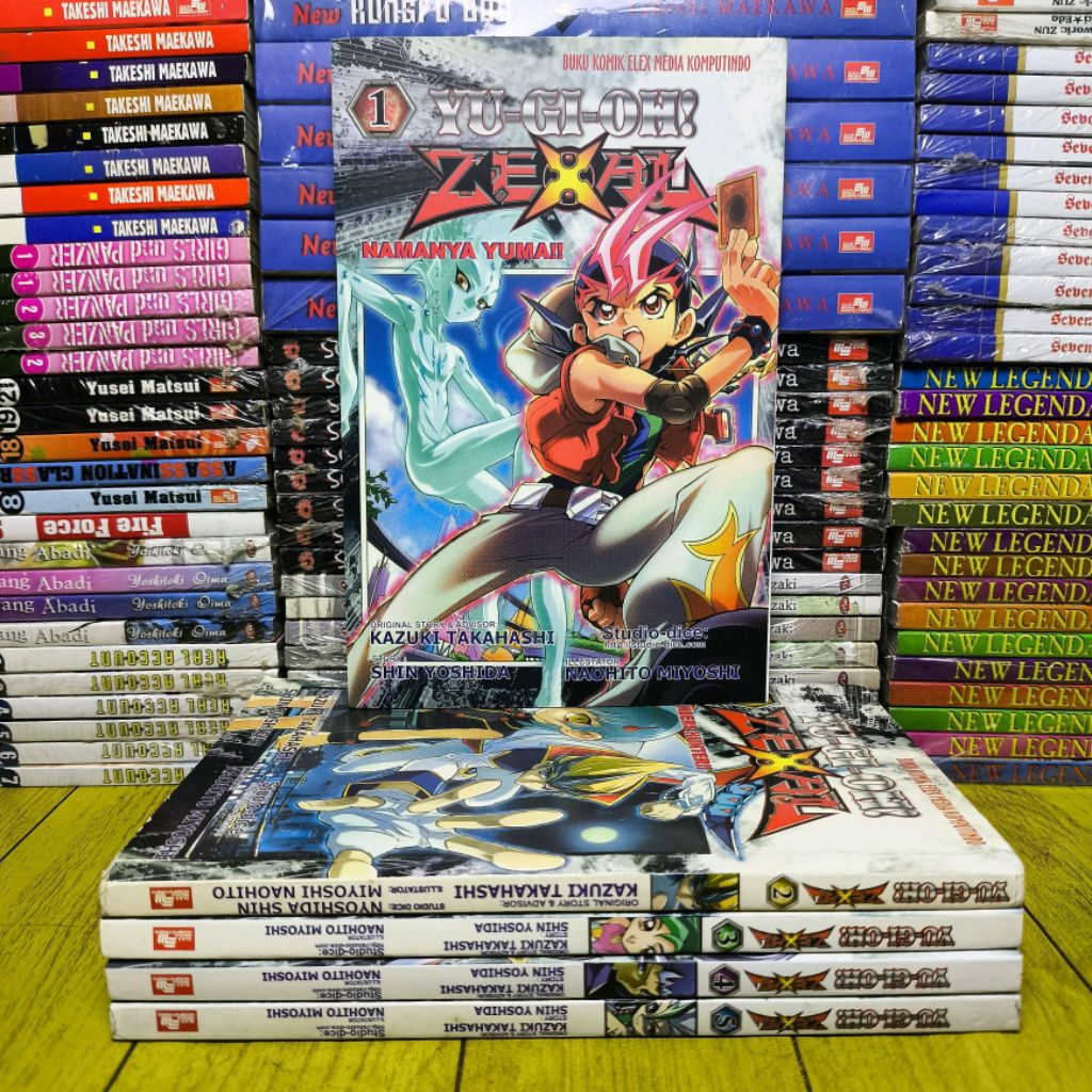 Set Komik Yu Gi Oh Zexal volume 1-5