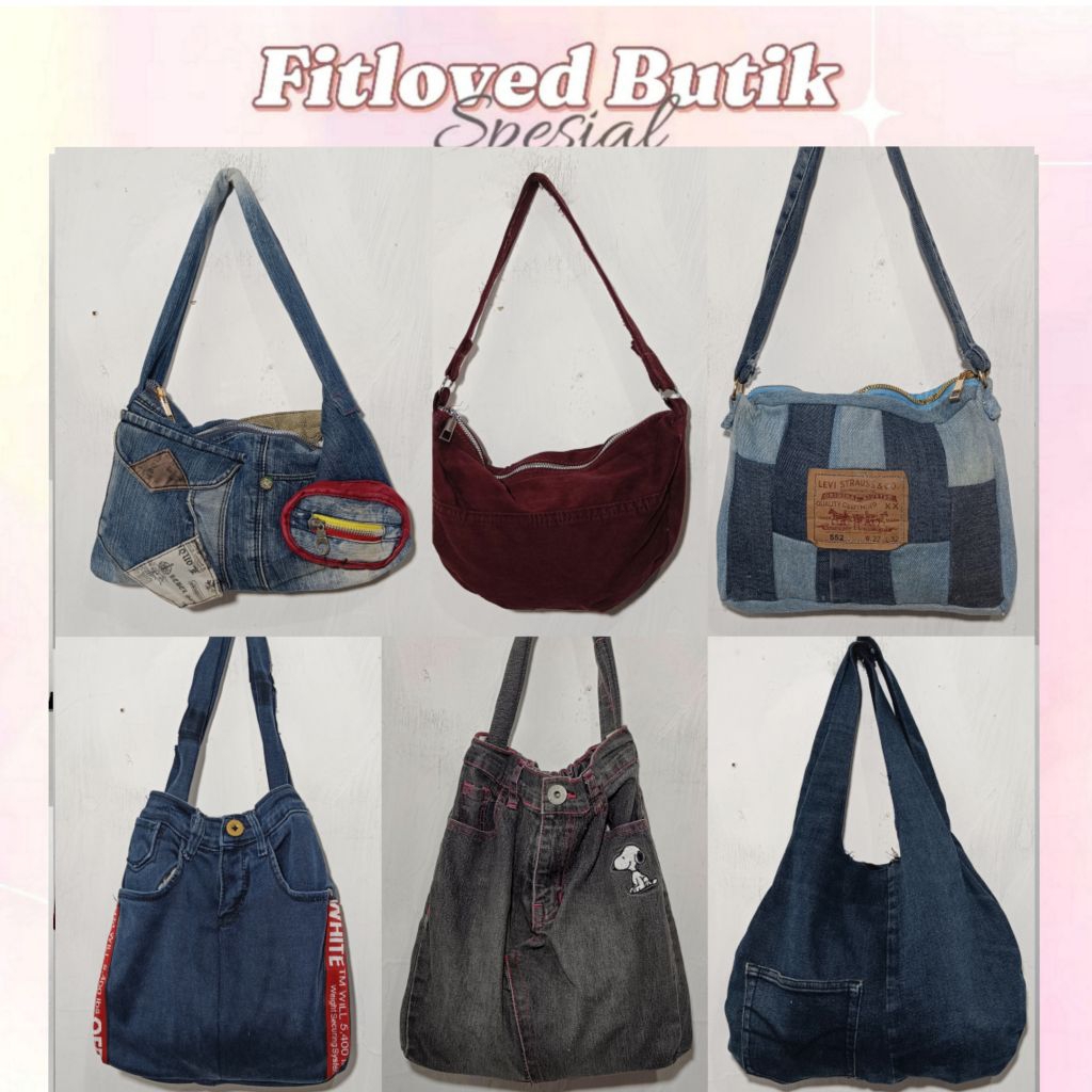 PRELOVED TAS BRANDED / TAS JEANS / TAS WANITA MURAH