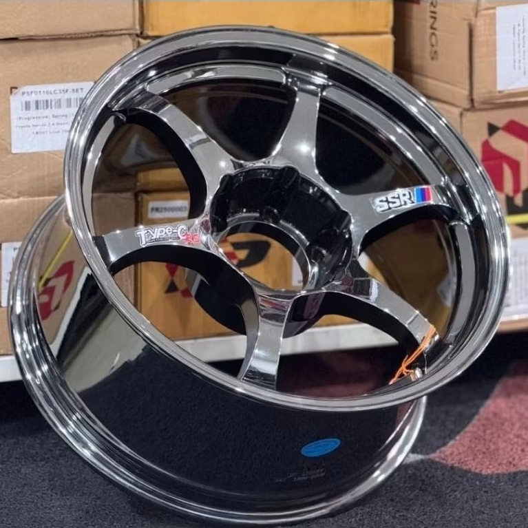 velg mobil ring 18 SSR TYPE C BLACK CROME R18 velg racing Fortuner Hilux Ford everest Strada Triton 