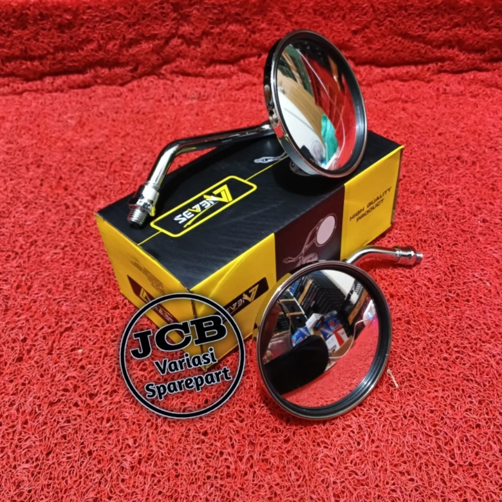 spion Retro pendek Chrome/spion retro v80/spion Japstyle/spion bulat pendek Crom