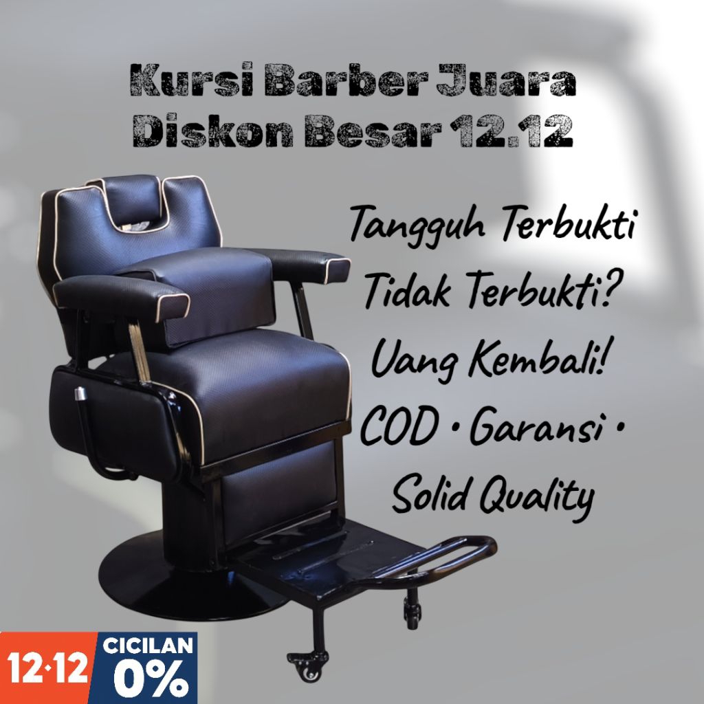 Kursi Juara J10a Barberbox Klasik Kursi Barbershop Pangkas Rambut