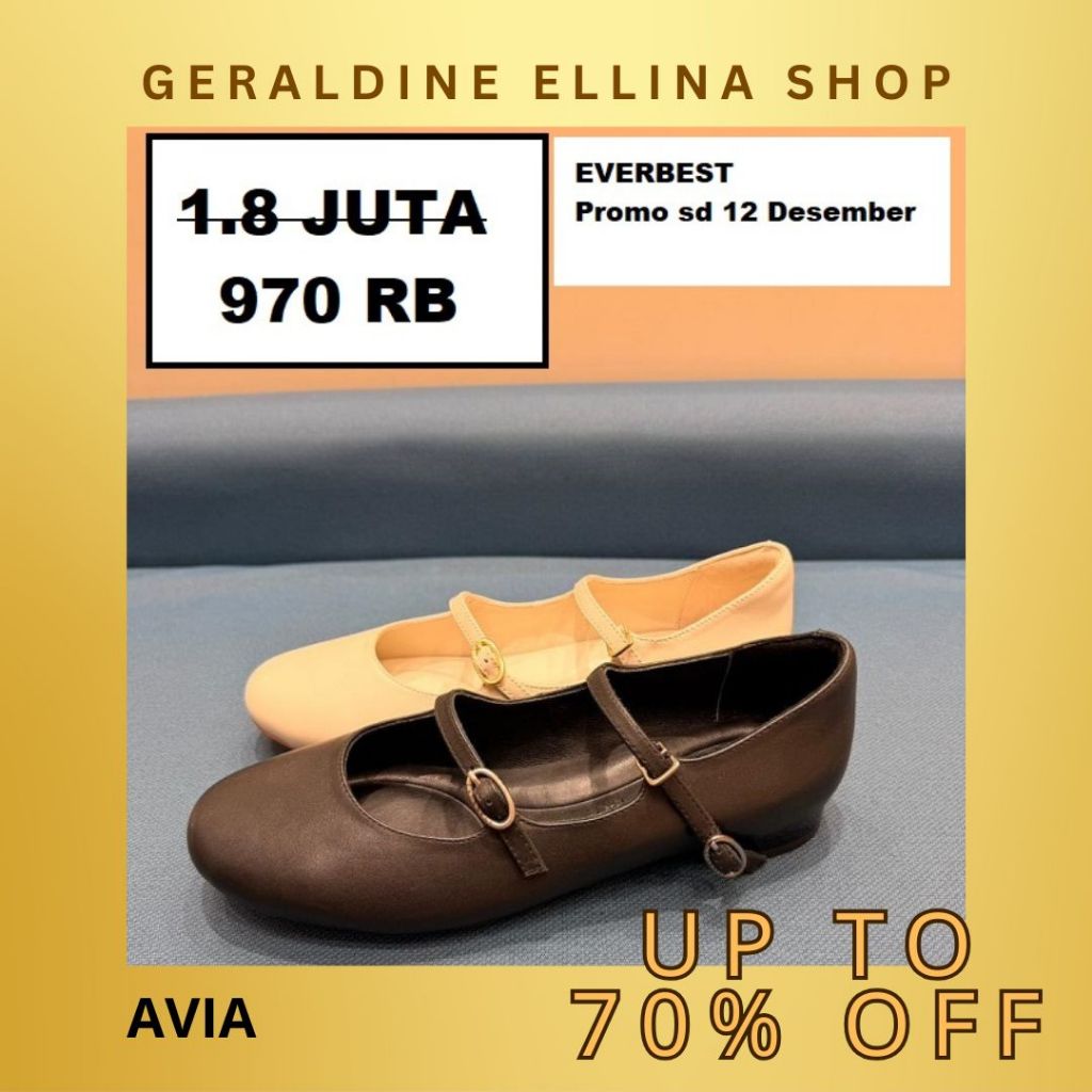 Sepatu flat everbest Wanita SALE ORIGINAL 100% seri LOONY