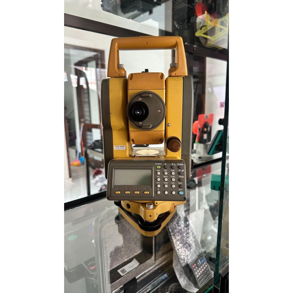 Total Station Topcon GTS-102N Bekas Lengkap