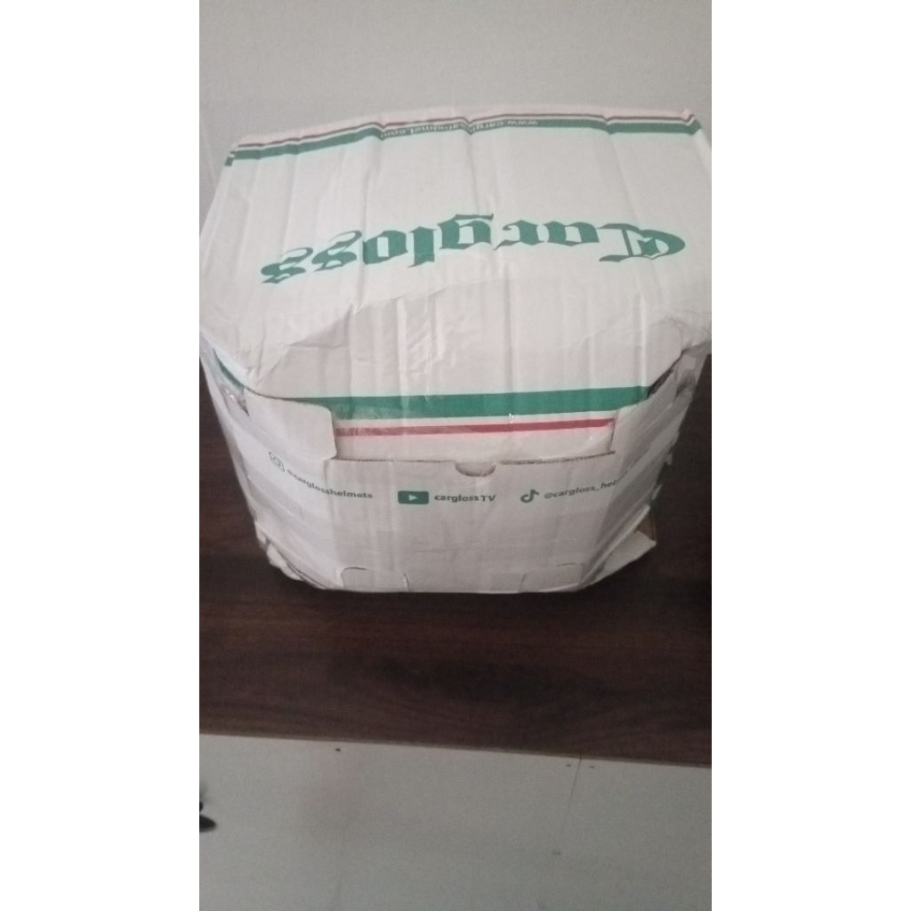link co helm cargloss hitam hijab original