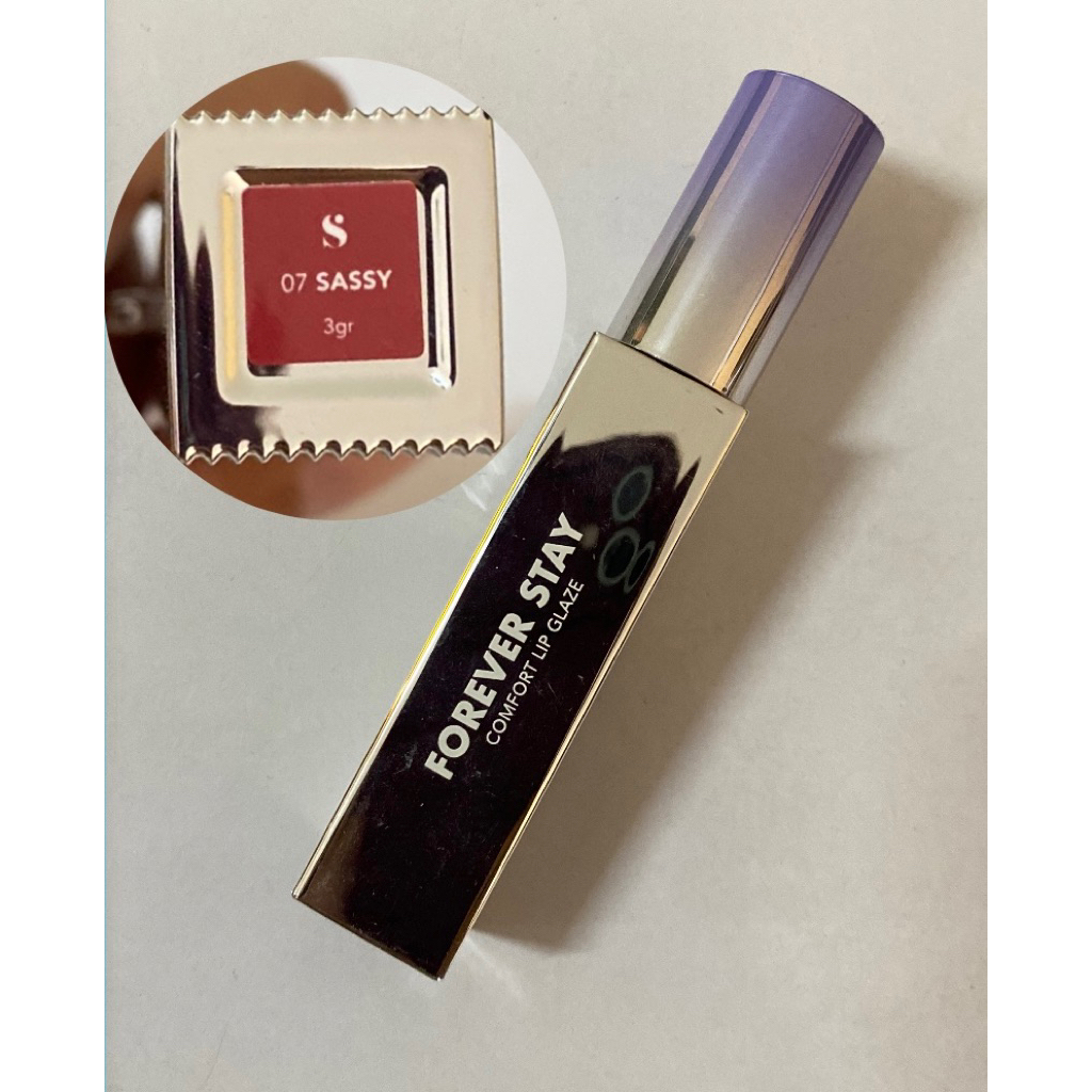 Preloved Somethinc Forever Stay Lip Glaze Shade 07 Sissy