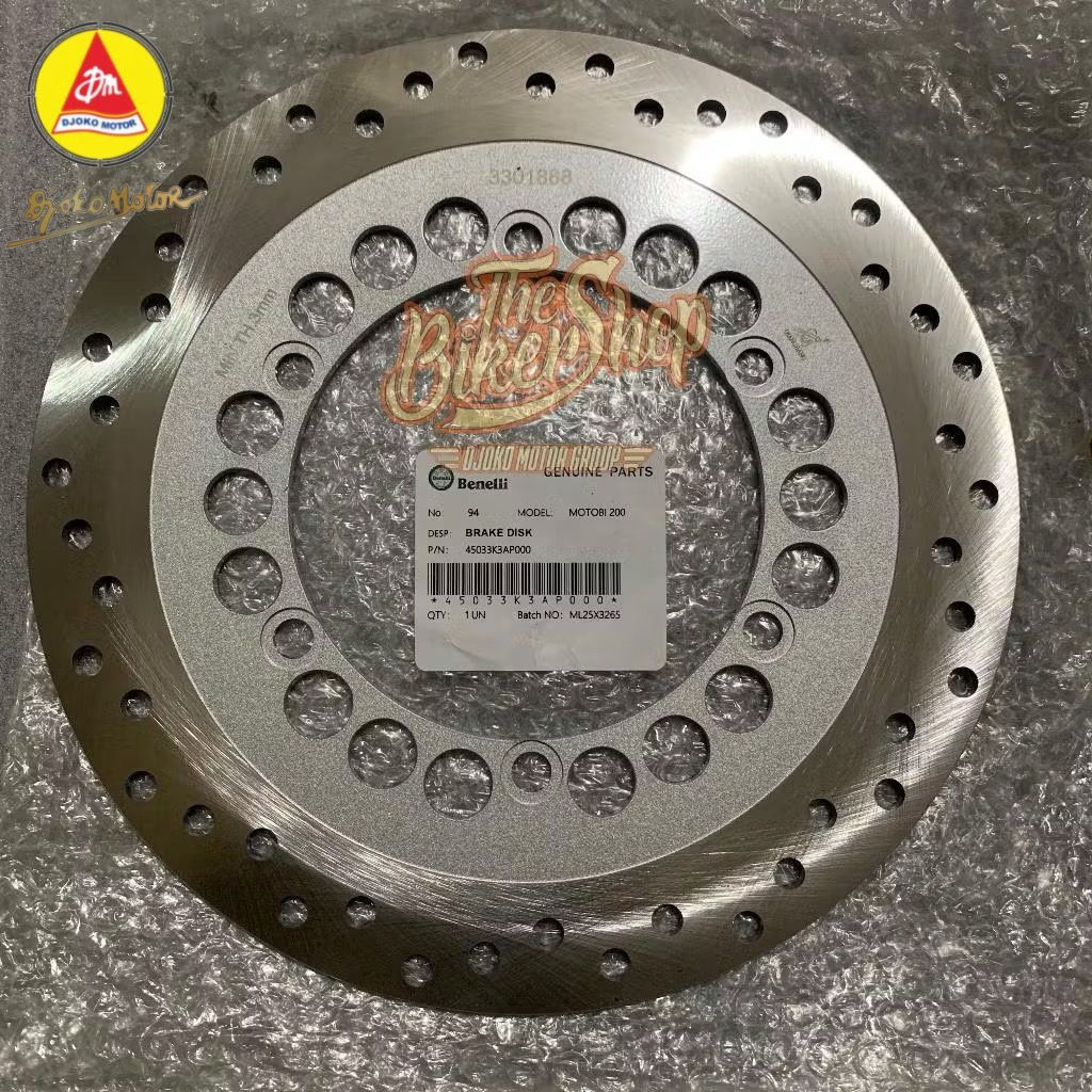 piringan cakram depan benelli motobi EFI 200 original benelli