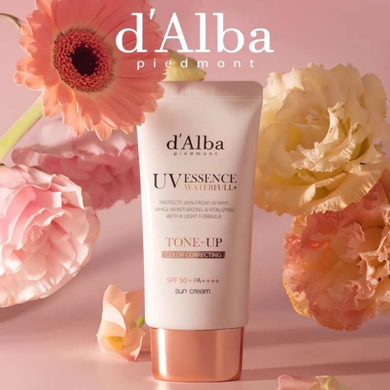 D'Alba Waterfull Essence Sun Cream SPF50+ PA++++ 50ml D'Alba UV Essence / D Alba Tone Up Sunscreen /