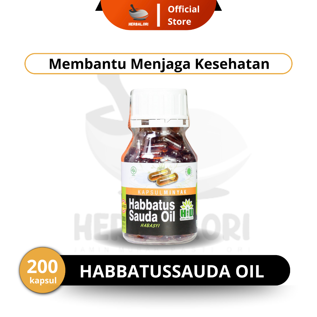 Hiu Habbatussauda Oil (200Kapsul) Kapsul Habbatus Sauda Menjaga Daya Tahan Tubuh