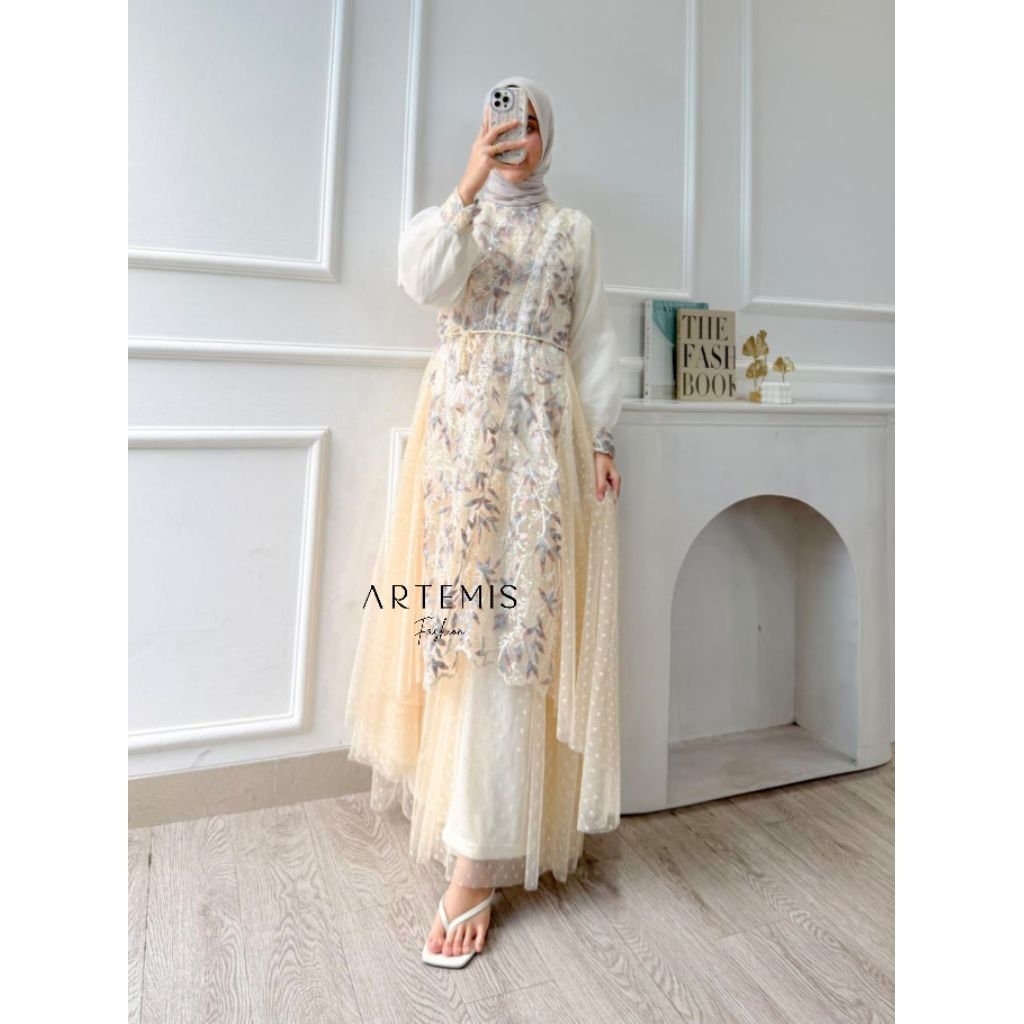 ARTEMIS FASHION - SEONA MAXI DRESS gamis pesta brukat