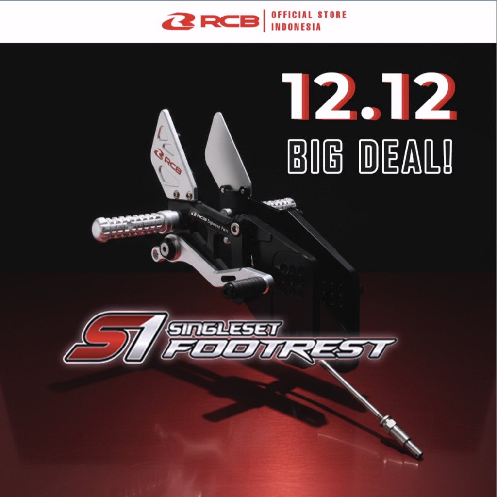 RCB Footrest Single Set ( Vixion,R15,Xabre ) ( Ninja 250 - 2014 ) ( Underbone )