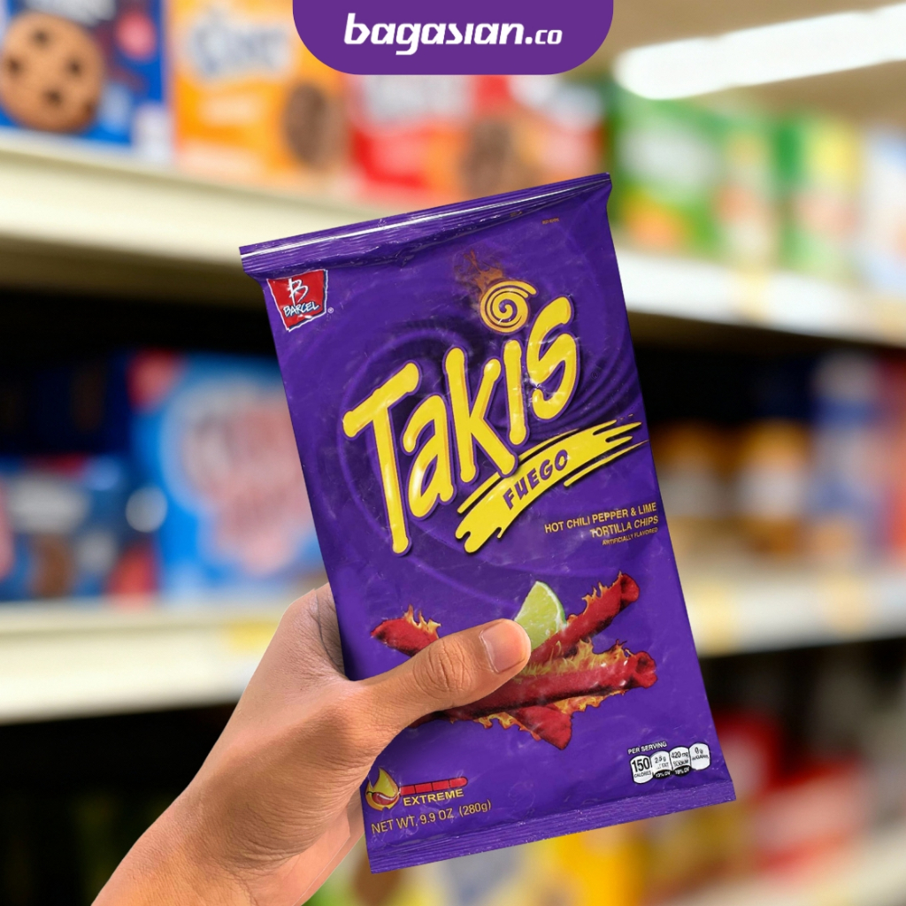 Takis Fuego Hot Chili Pepper & Lime Tortilla Chips 92,3Gr