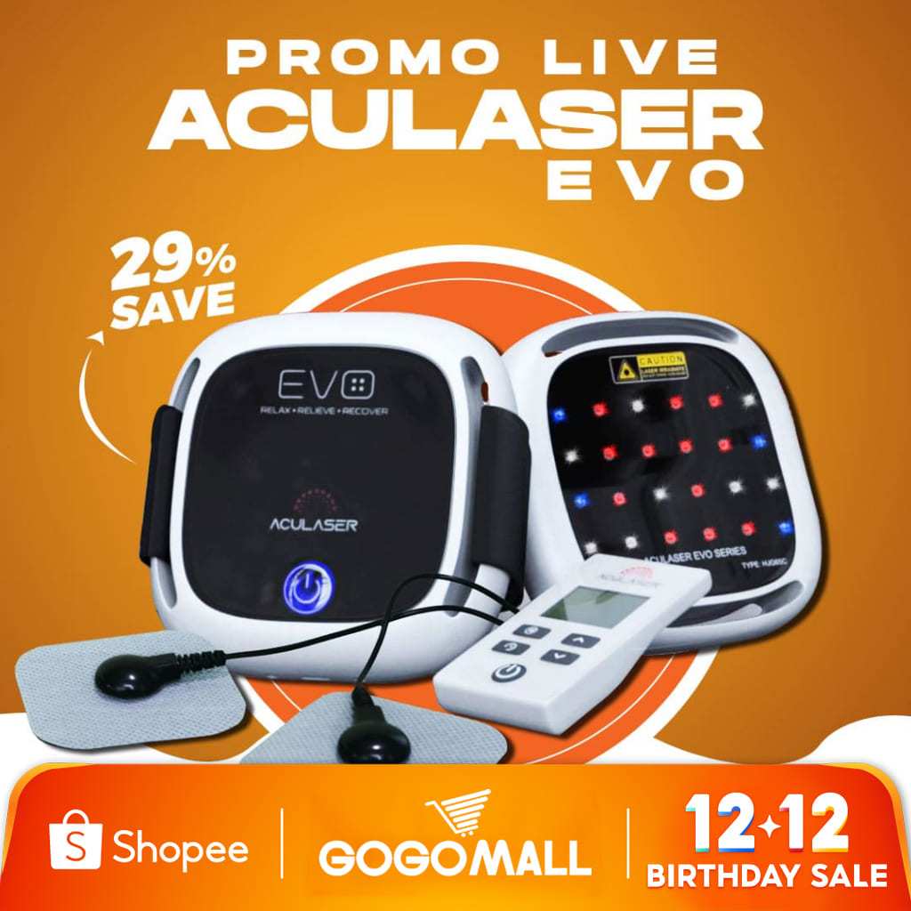 (PROMO LIVE) Evo Laser Alat Terapi Laser Portable Bantu Atasi Nyeri Sendi - Prostat - Otot Bengkak M