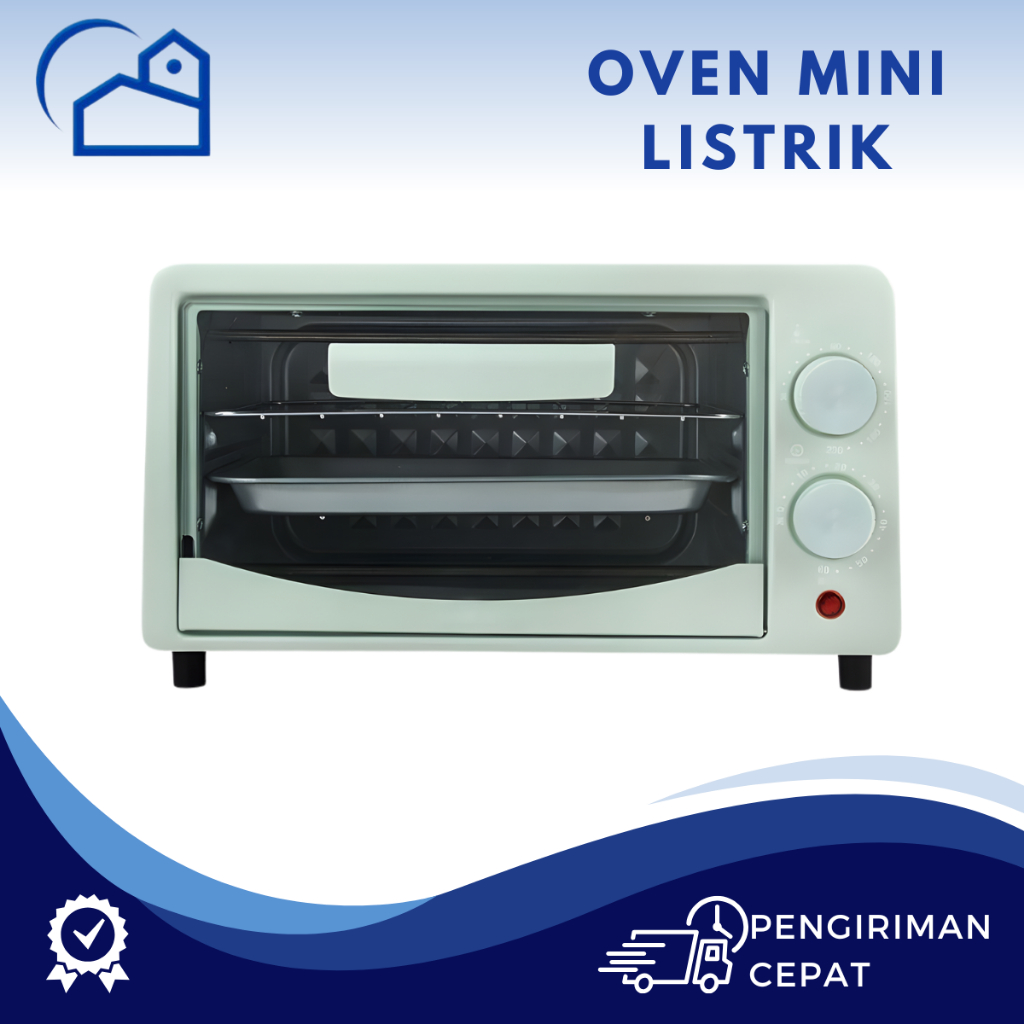 HOMESTATION - Oven Listrik Serbaguna Panggang Daging Oven Baking Kue Kompor Listrik 12L 4712 GSF