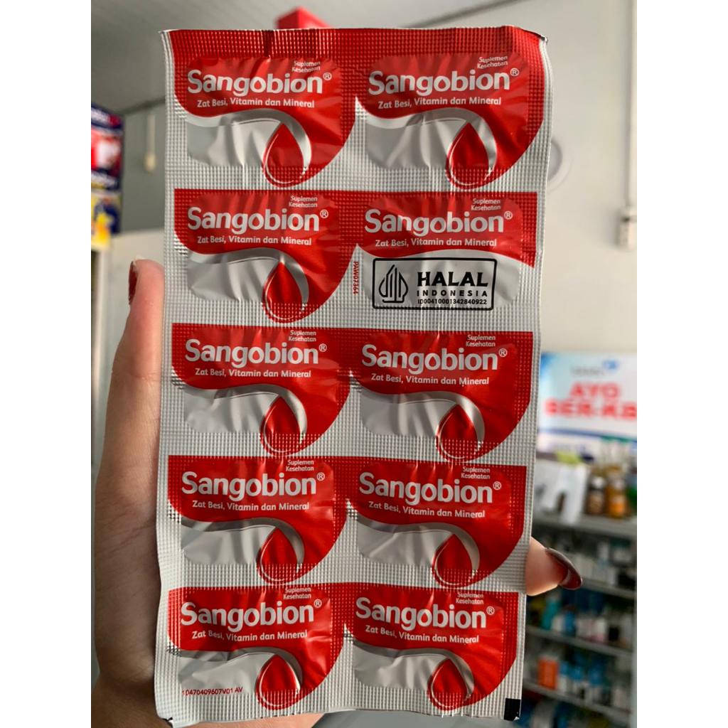 Sangobion Tablet 10TABLET Suplemen Zat Besi Vitamin