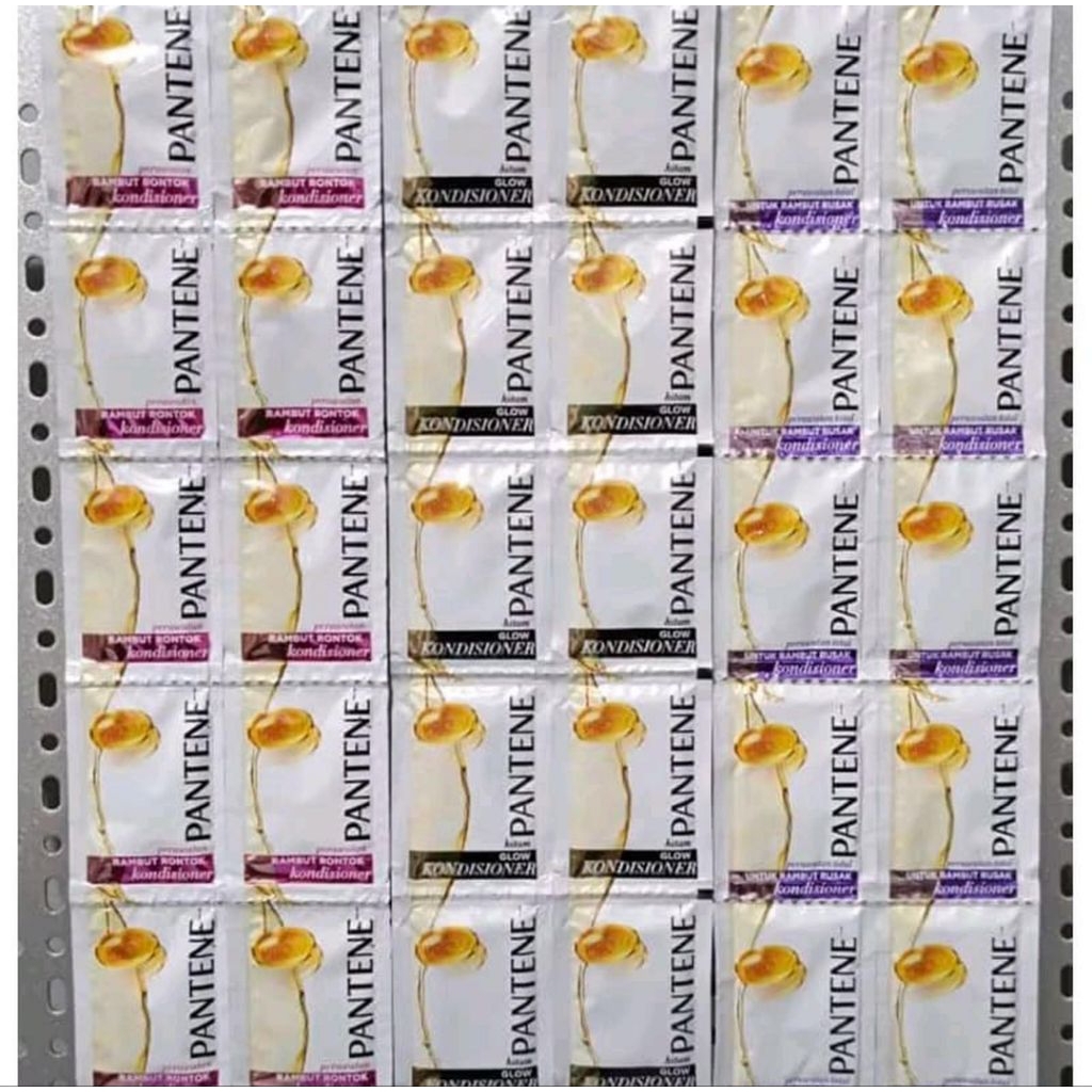 Kondisioner Pantene kemasan 1 renceng isi 12 sachet