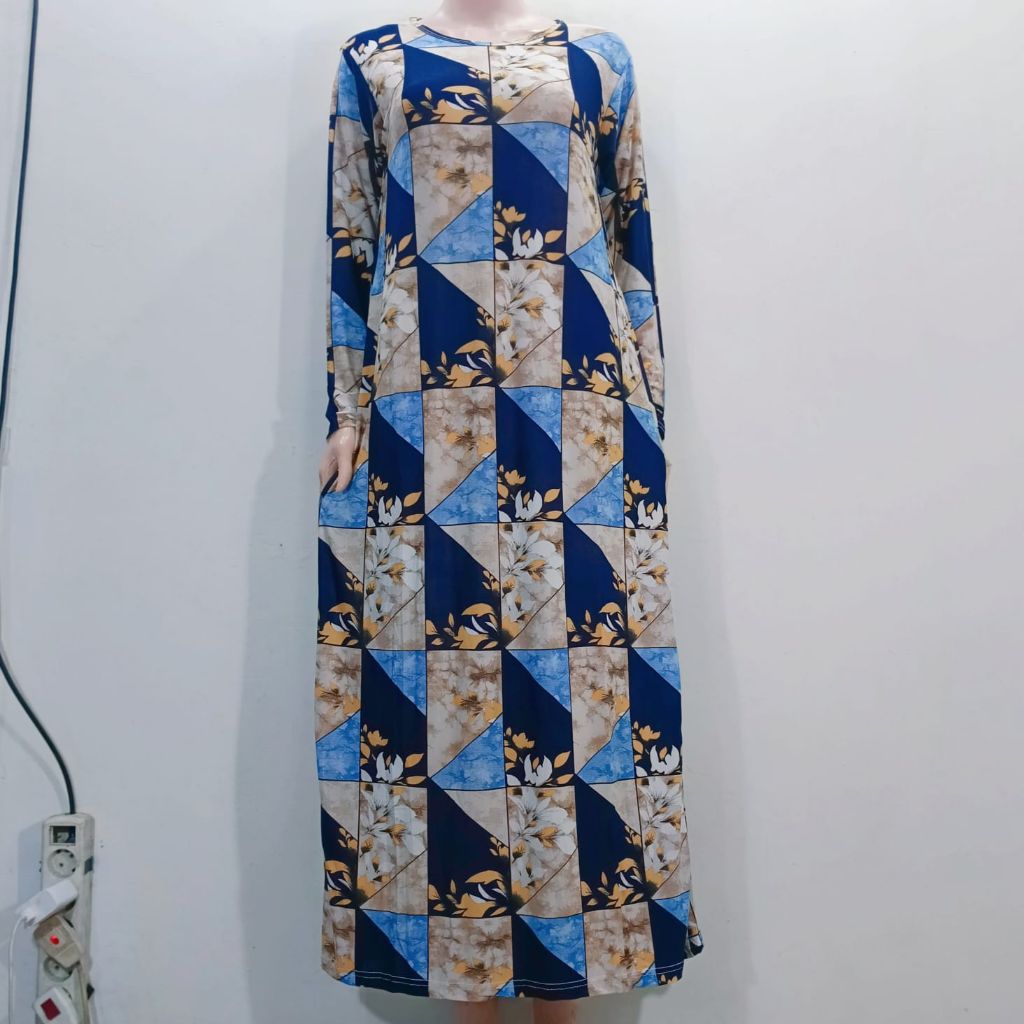 gamis murah bahan jersey korea