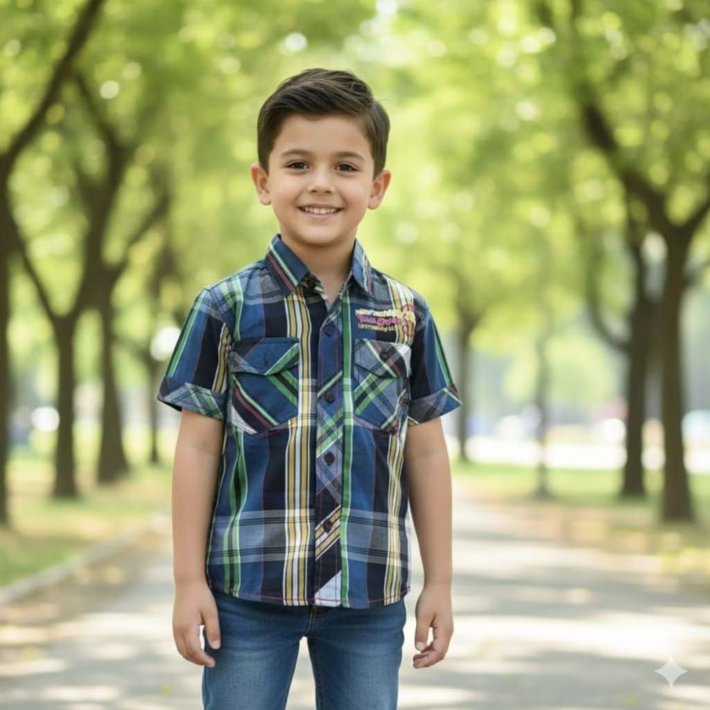 Twist kids kemeja kotak anak cowok