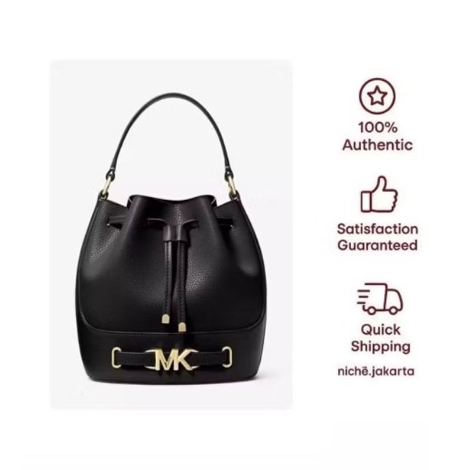 (Original Butik) MK MD Belted Bucket Messanger